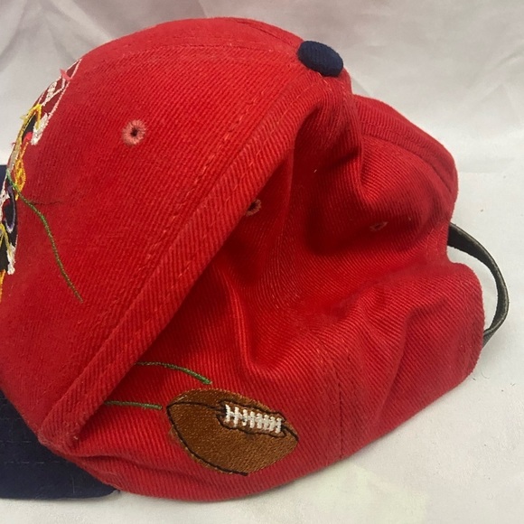 Vintage Bud Light Budweiser Bud Ice Strapback Dad Hat Cap Football 1995 - Picture 3 of 8